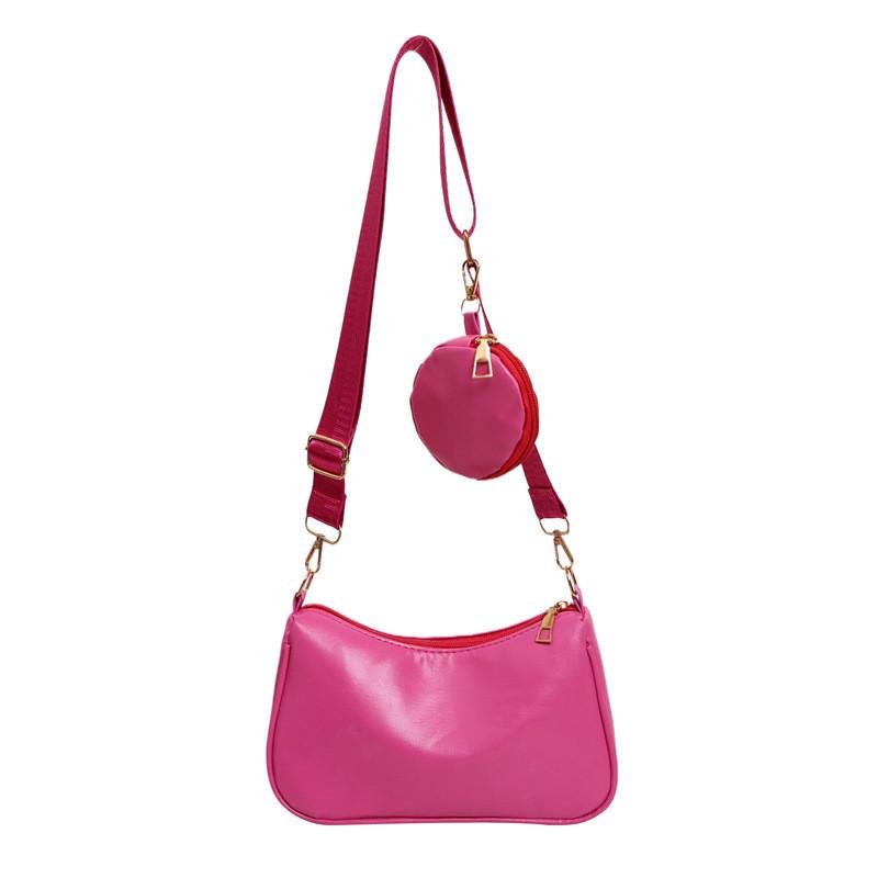 Trendy Korean Style Womens Crossbody Bag Chic Fashionable Pu Material For Everyday Use