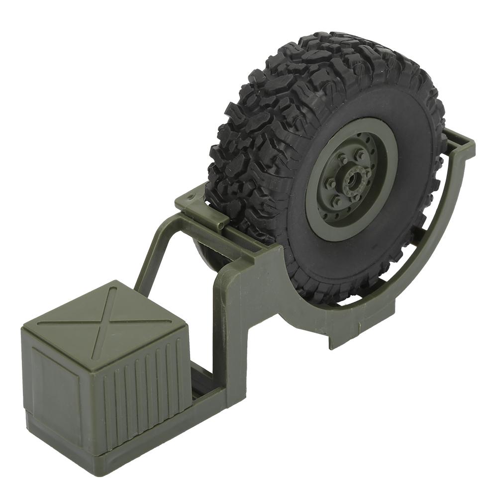 RC Car Decoration Parts Spare Tire Fit for WPL B36 B36 B36K B36KIT 1:16 Military RC TruckCar