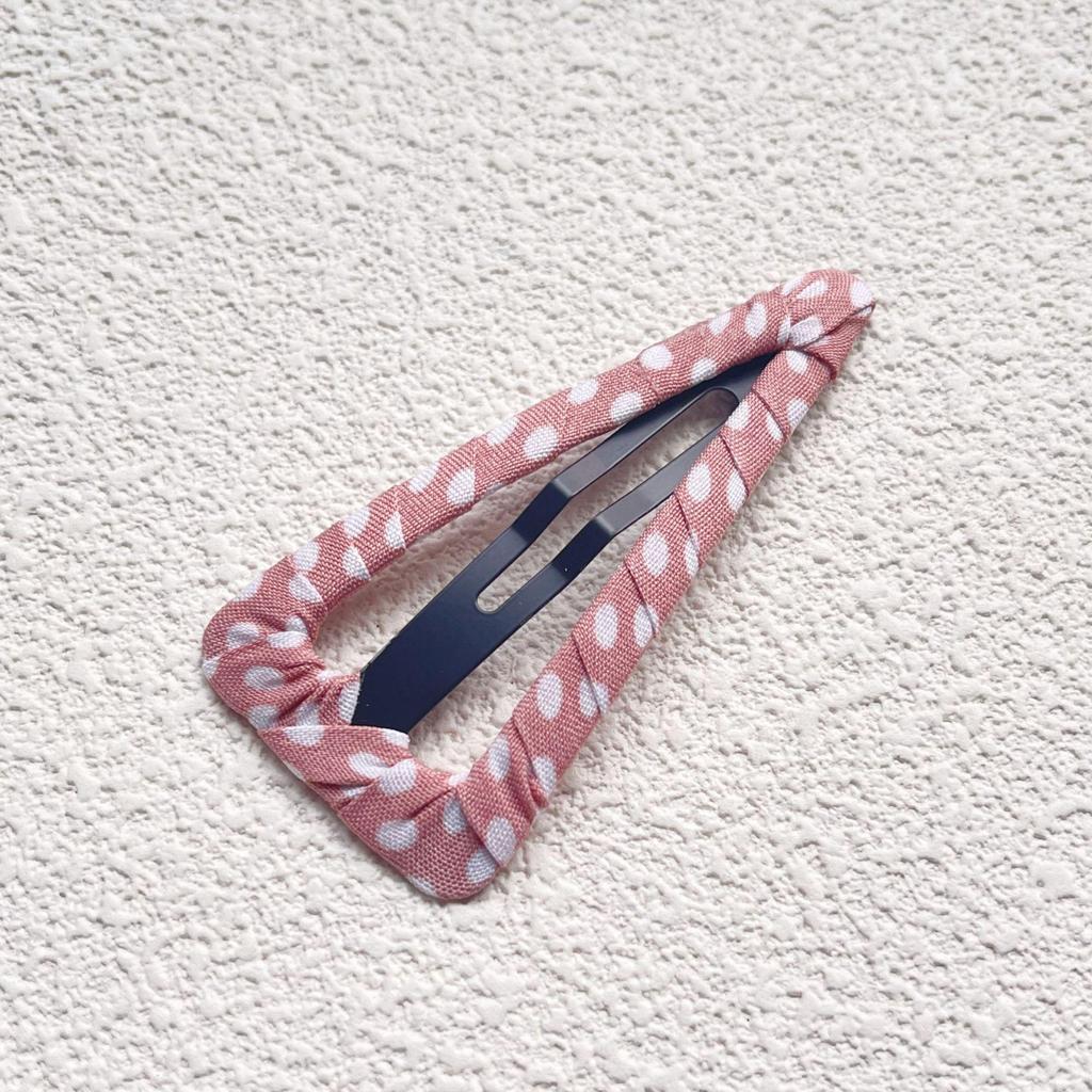 Hand-Wrapped Minimalist Black Fringe Korean Style Hair Clip