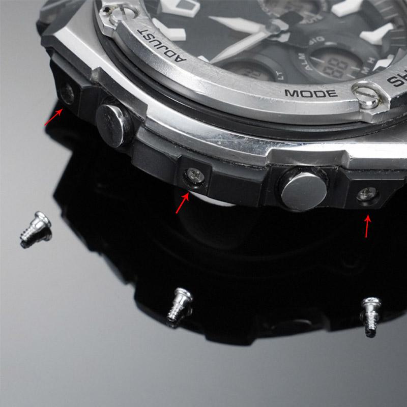 GST-S130 Side Screw for Casio G-Shock GST-S130L GST-S110/S120/W130L/B100/W300 Series Stainless Steel Screw Side Fixing Screws