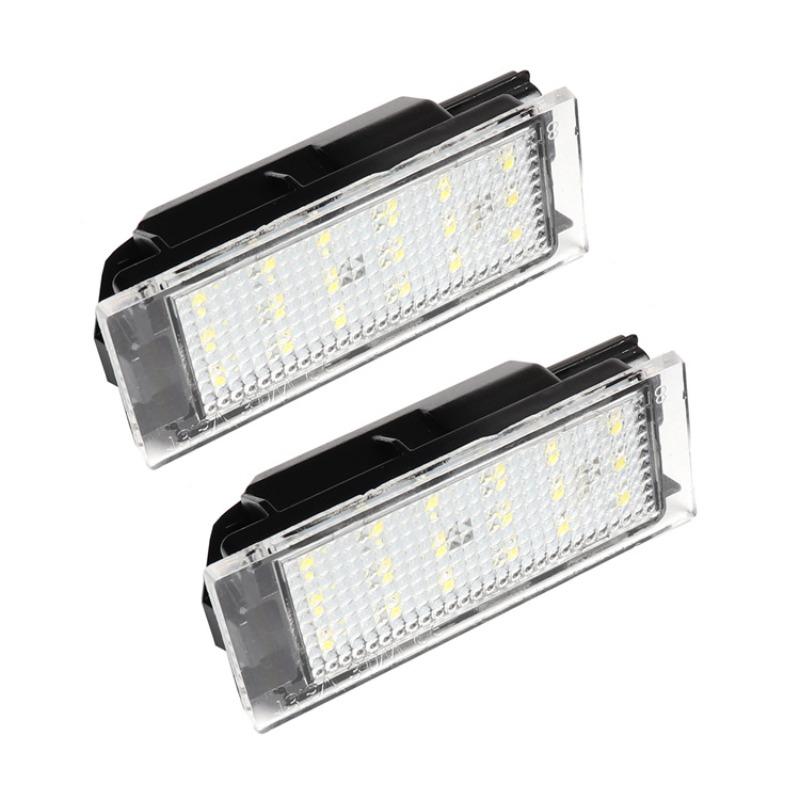 1/2pcs LED Number Plate Light for Renault Clio Laguna 2 Megane 3 Twingo Master Vel Satis Wind Trafic Twizy License Plate Light