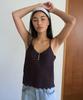 Manggomaenipeullijeu Sahara Knit Bustier_Charcoal
