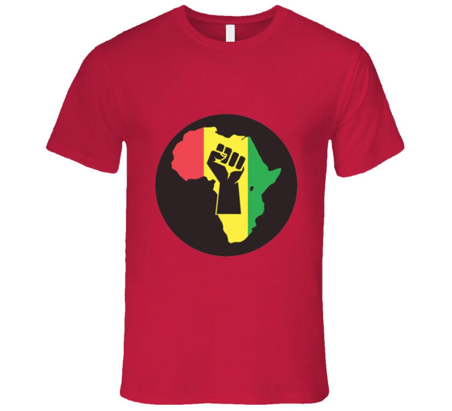 Africa Pride Red T Shirt S