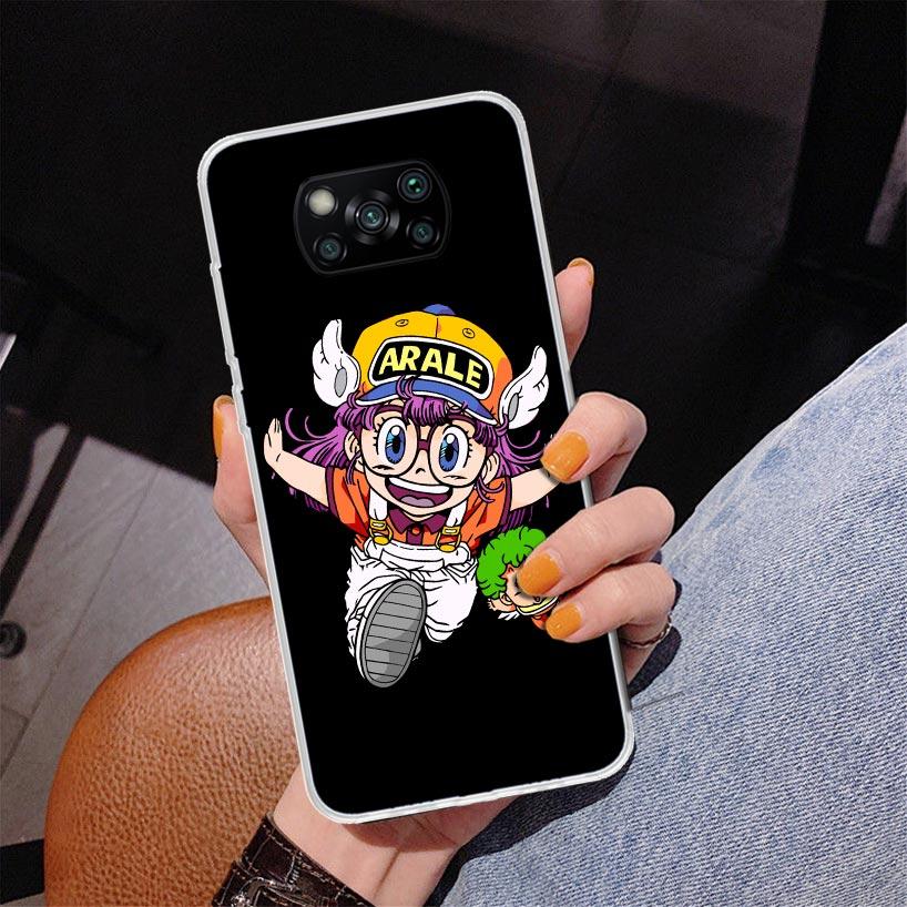 Dr Slump Arale Anime Phone Case For Xiaomi Poco X7 X6 X5 Pro F7 Ultra Redmi 15C 15 13C 13 12C 12 10 10A 10C 9 9A 9C 9T Cover Poc