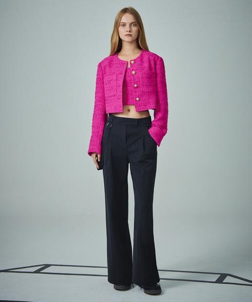 LINE STUDIO ONE Double Pocket Strap Slacks Jwslnk0100