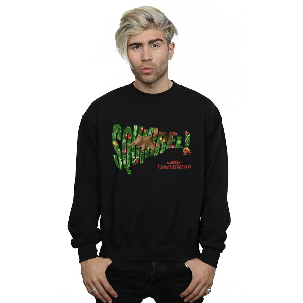 National Lampoon´s Christmas Vacation Mens Squirrel Tree Sweatshirt