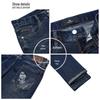 SEPTWOLVES Herren Jeans mit geradem Bein, gewaschen