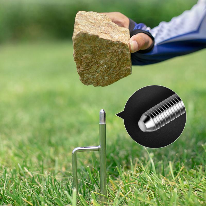 Portable Metal Fishing Rod Holder Bracket Durable Sea Rod Holder Fishing Rod Socket For Ground Insertion Easy To Carry
