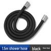 Black Warrior Multi-Function Matte Black Handheld Shower Head Set
