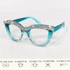 Cat Eye Rhinestone Reading Glasses Elegant Fashion Glitter Eyeglasses Readers For Women Men From +1.0 To +4.0