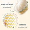 Double Sided Scrubbing Tool Bath Brush Long Handle Soft Fur Bath Brush Detachable Scrubbing Towel Strong Back Rubbing