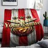1PC Benfica Crest Custom Name Patterned Flannel Blanket Suitable For All Seasons For Home Decor Warmth And Comfort Gifts Holiday Present