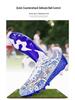 Kids' Long Spike Low-Top Soccer Shoes for Turf - Ideal for Elementary Students