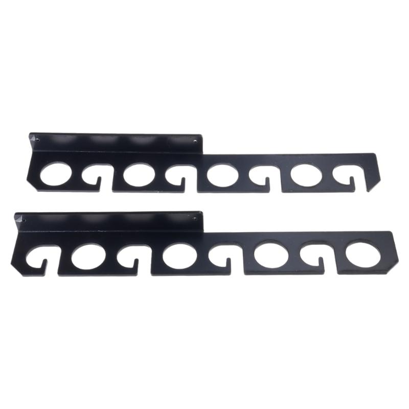 Multiple Rod Holder Wall Mounted Organizers Durable Acrylic Structure with Anti Slip Features for Fishing Enthusiasts