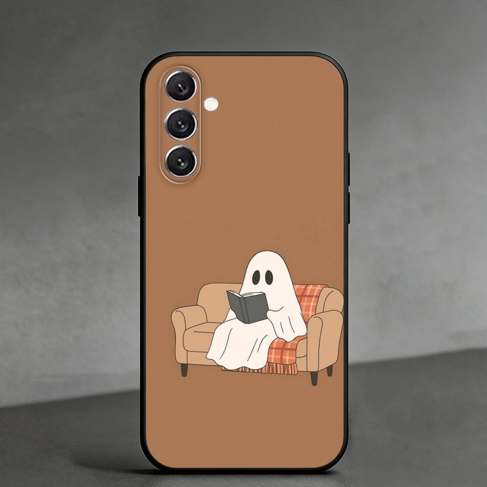 C-Cute L-little G-ghost Phone Case For Samsung Galaxy A91,80,73,72 ,71,53,52,32 ,31,22,21s,20,Soft Black Case Samsung a52