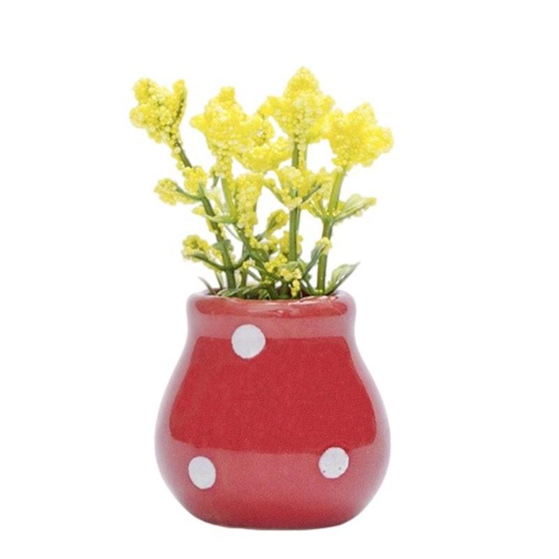 Keramisk Kylskåpsmagnetisk Liten Vas   Blomvas Klistermärke Underhåll Kreativt  Projekt