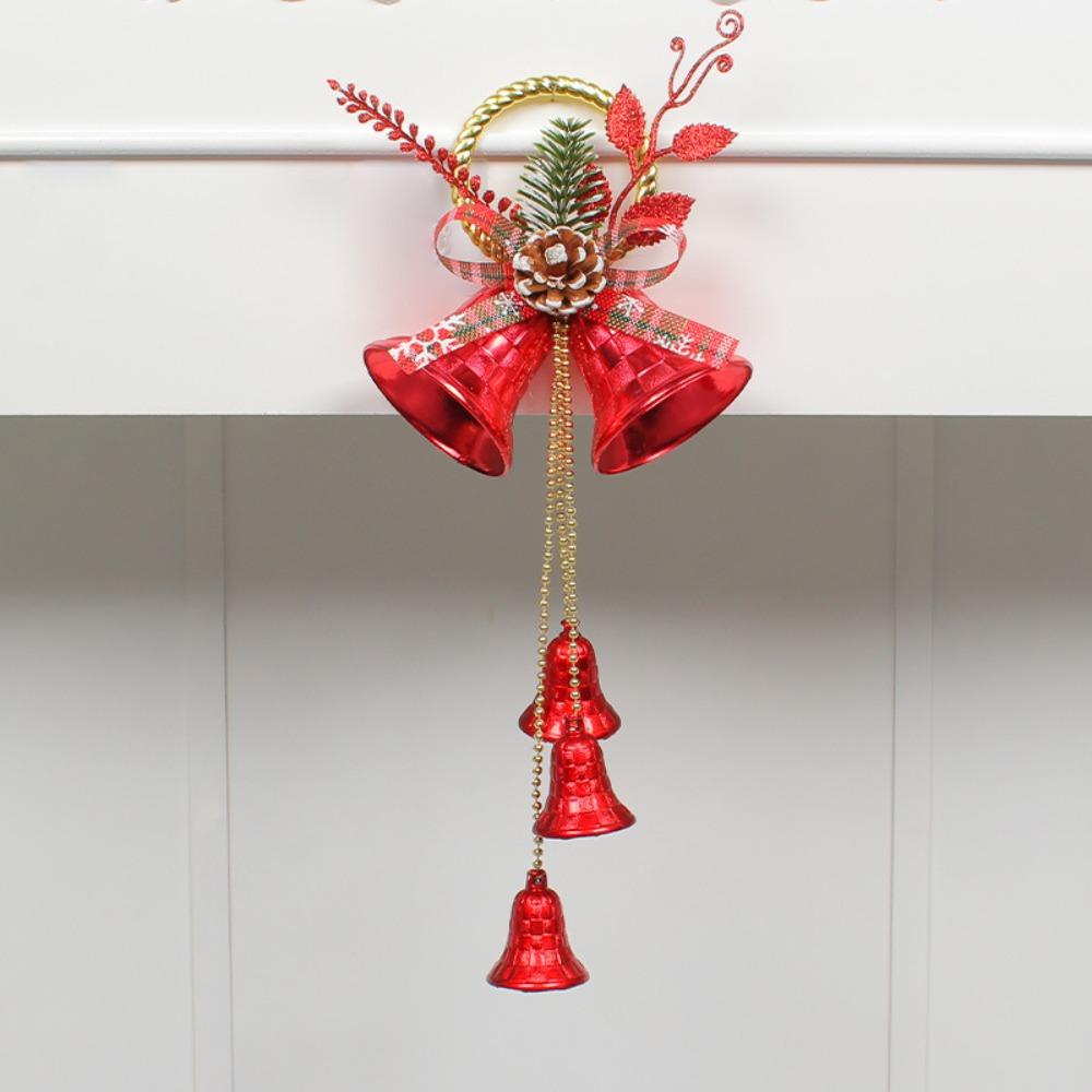 With Pine Cones Christmas Bell Glitter Christmas Hanging Ornament Xmas Tree Pendant  Shopping Mall