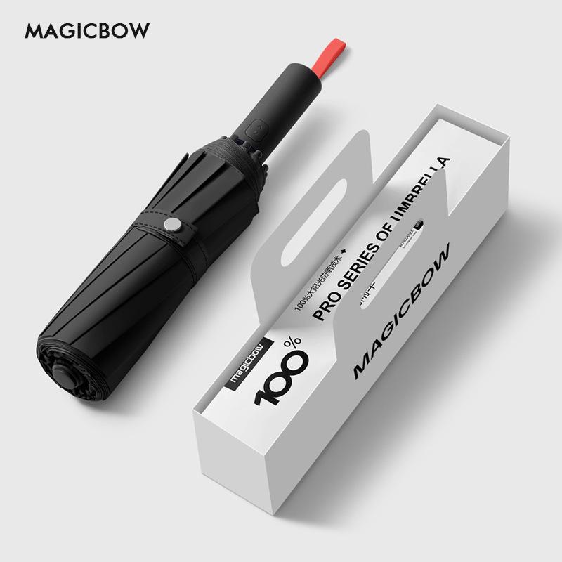 72-Bone Automatic Large Sunshade Umbrella: Durable Parasol for Women and Men, Ideal for Sunny and Rainy Days.