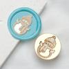 10Pcs Embossed Seal Stamp Head Scrapbooking Stamp Head for Appreciation Card Invitations Envelope Embellishment