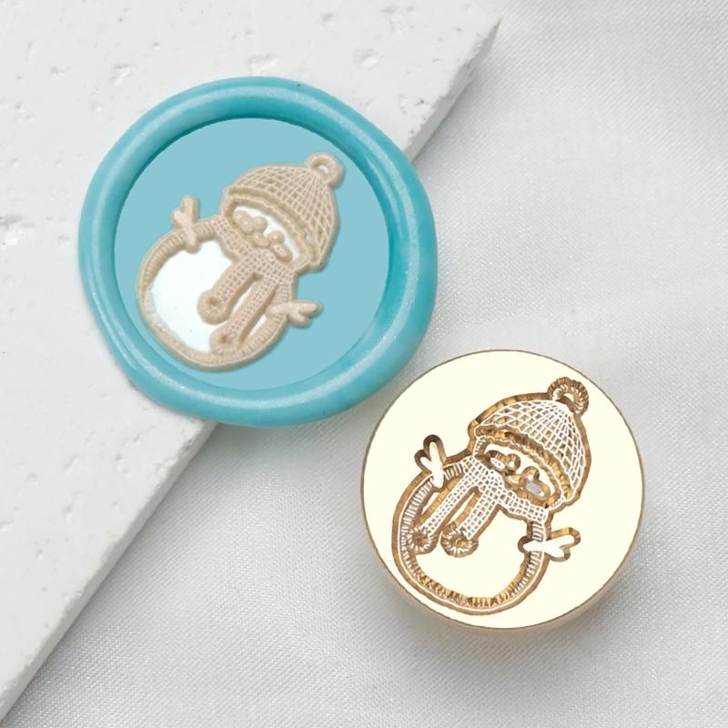 10Pcs Embossed Seal Stamp Head Scrapbooking Stamp Head for Appreciation Card Invitations Envelope Embellishment