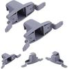 Sun Visor Clip Fit for BMW Sun Visor Clip Grey Parts Replacement Sun Visor Fit for BMW 325xi/323i/330xi 51168243575 E46/M3/323Ci/328Ci Sun Visor
