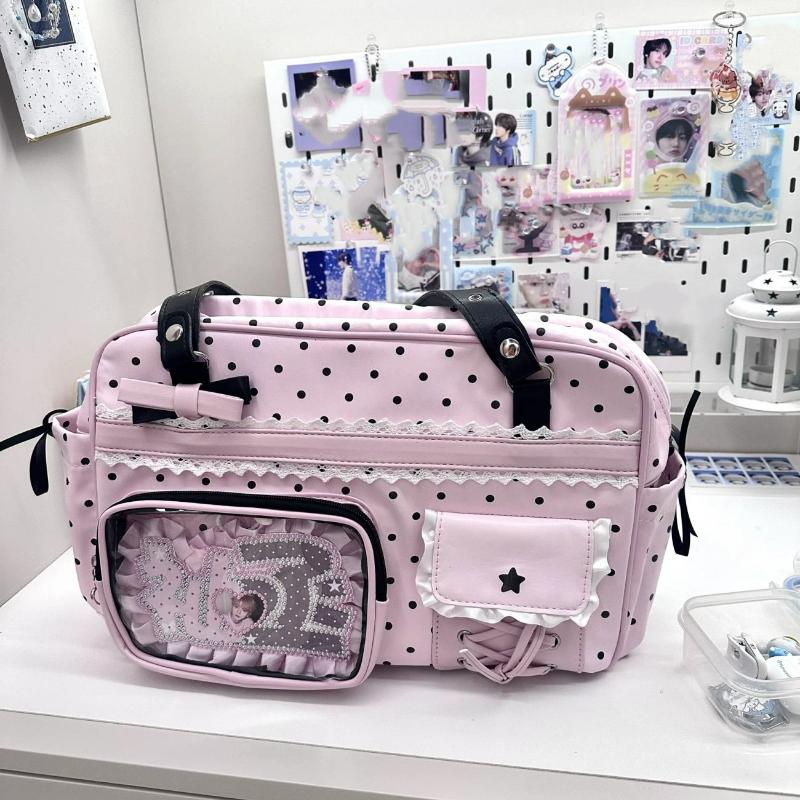 New Style Girl'S Sweet Hidden Ulzzang Ita Bag Dolls Bag Cute Large Capacity Y2K Shoulder Crossbody Bag Concert Hidden Light Sign