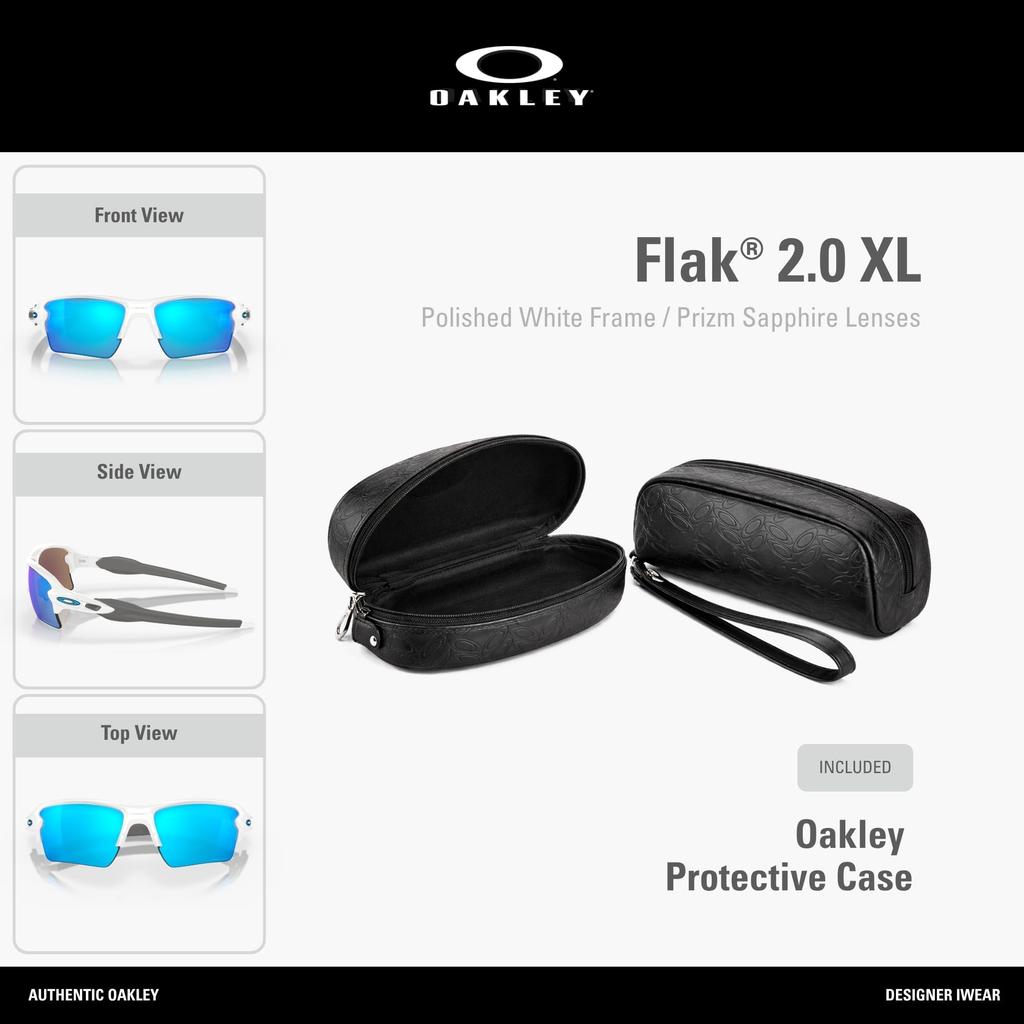 Sonnenbrille 0OO9188 FLAK POLISHED WHITE Japan 59 XL 918894 [Oakley] (GRATIS Größe) 2.0