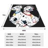 Super Soft Blankets Camping 101 Dalmatians Throw Blanket Flannel Bedspread For Living Room Comfortable Sofa Bed Cover