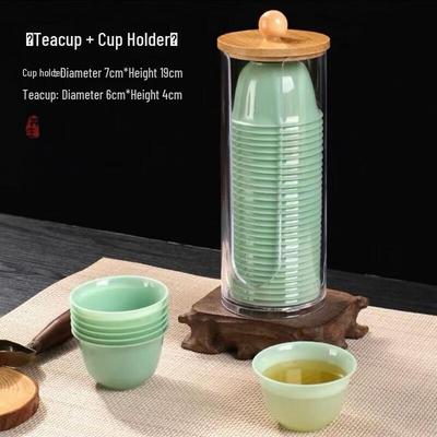 ZISIZ Einweg-PP-Plastik-Teetassen