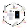 Tuya Zigbee Smart Lamp Socket Switch E27 Bulb Holder Adapter Smart Life APP Timer Voice Control Works with Alexa Google Home Z2M