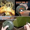 New outdoor camping tape measure light, portable and extendable LED light string, camping tent atmosphere light, canopy decorati