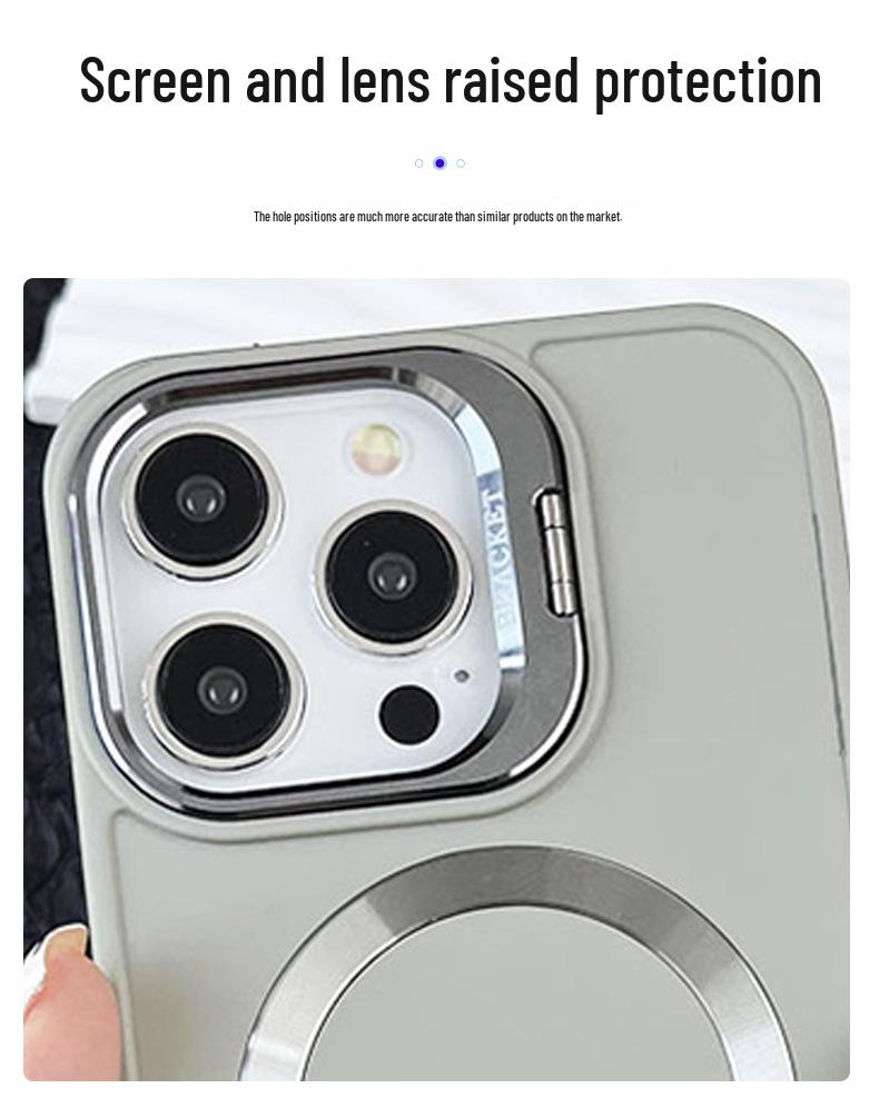 Liquid Lens Magnetic Protective Phone Case for Apple 16 Pro Max - Air Drop-Proof Design