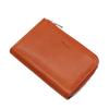 Ämont Bifold Wallet with Round Zipper, Made with Premium Tochigi Leather, Unisex [Made In Japan] Leather Bifold Wallet, Mini Wallet, Bifold Leather,