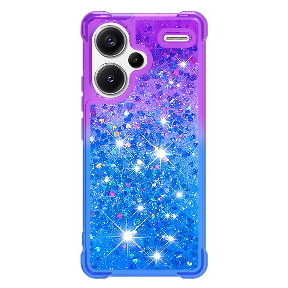 Quicksand Case for Xiaomi Redmi Note 13 Glitter Flash Gradient Case for Redmi Note 12 12s 11 11s 10 Pro Plus Phone Cover Fundas