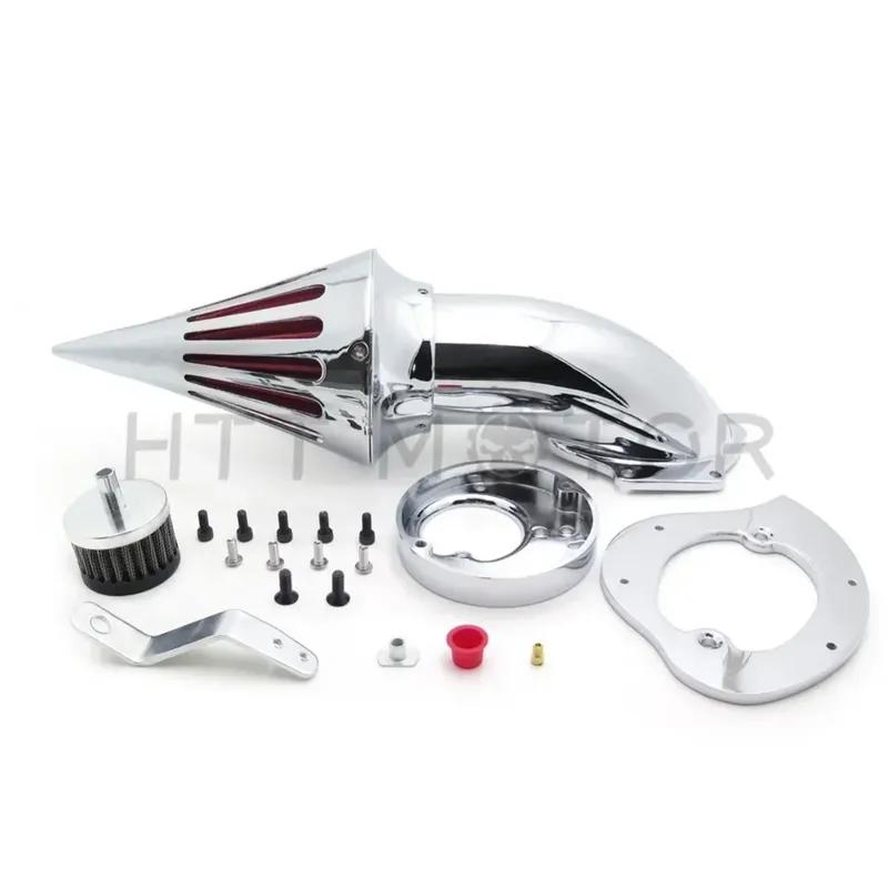 Motorcycle Spike Air Cleaner Intake Filter for 1986-2019 Honda VTX1300 VTX 1300 Chromed