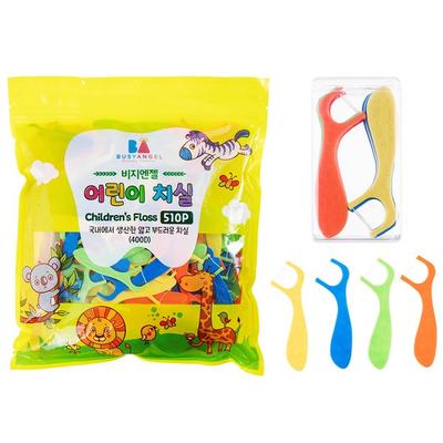 Bus Angel Domestically Produced Children's Dental Floss 510p + Case, 1 Piece