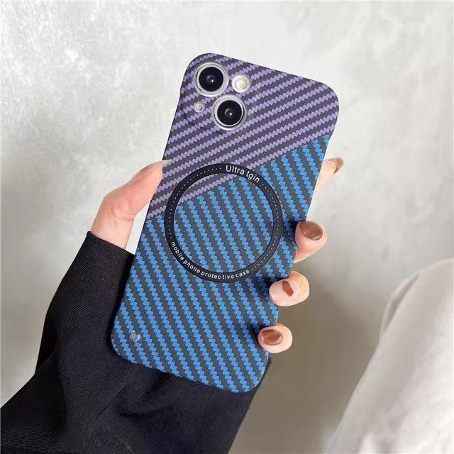 

Модные и подходящие для iPhone 13 и iPhone 12 чехлы для телефонов, 11ProMax текстурированный под углеволокно магнитный противоударный защитный чехол iPhone 11 6.1 inch