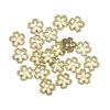 20Pcs 4mm Mini Buttons Flower Shape Metal Buckle Doll Clothes Buckles  DIY Sewing Material Dolls Clothing Accessorie