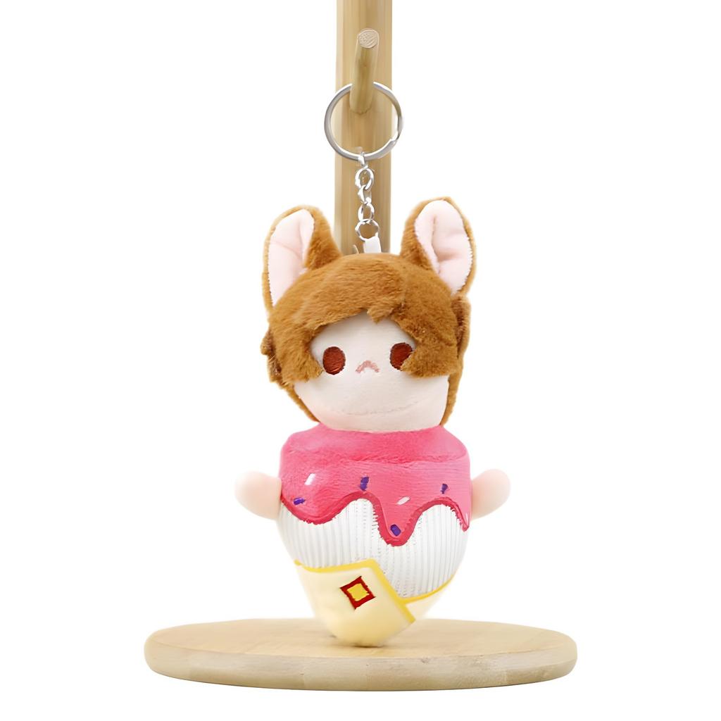 Ice Adorable Plush Cream Keychain Sweet And Fun Bag Accessory 16cm