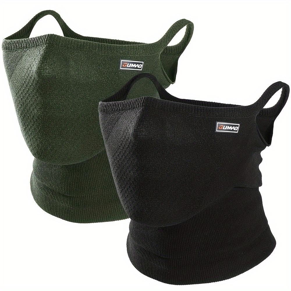 

2 шт. Ветрозащитная полумаска для мужчин и женщин - С креплением за уши, Подходит для спорта, Дышащая трикотажная ткань, Идеально подходит для велоспорта, бега и активного отдыха 2pcs