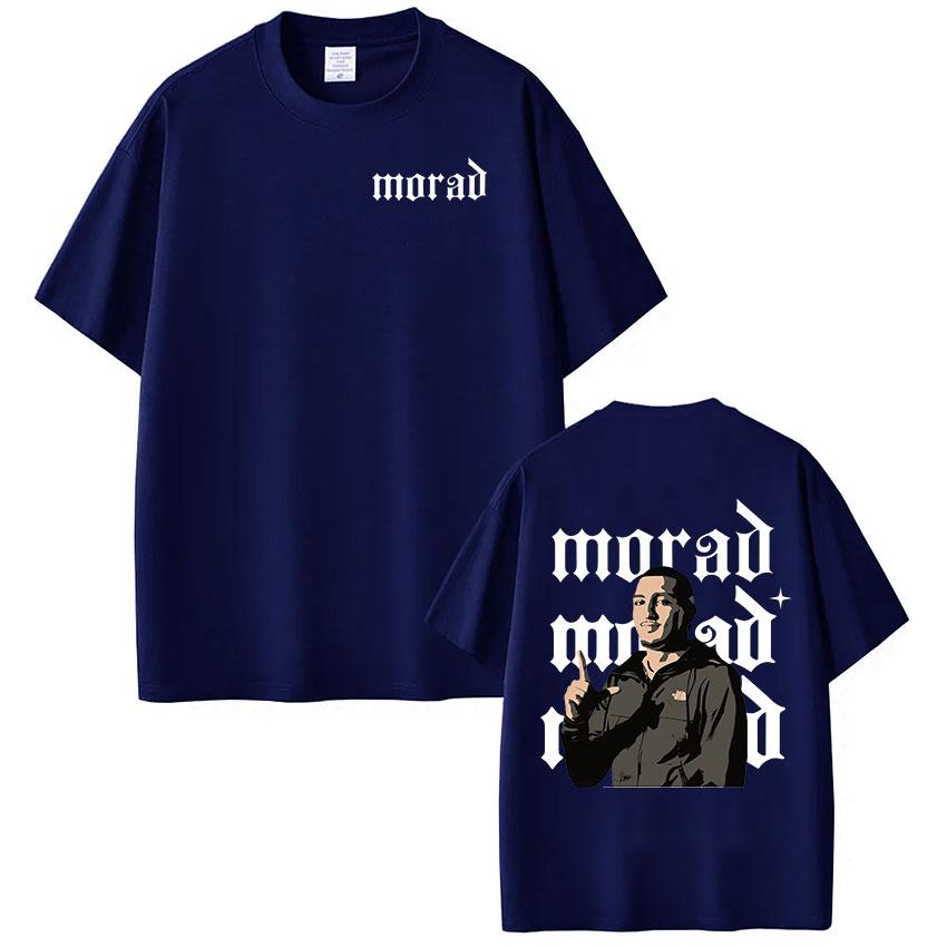 Rap-Sänger Morad MDLR Tour Album Merch T-Shirt 2026 Sommer Herren Hohe Qualität Baumwolle Mode Hip-Hop T-Shirt Street Wear