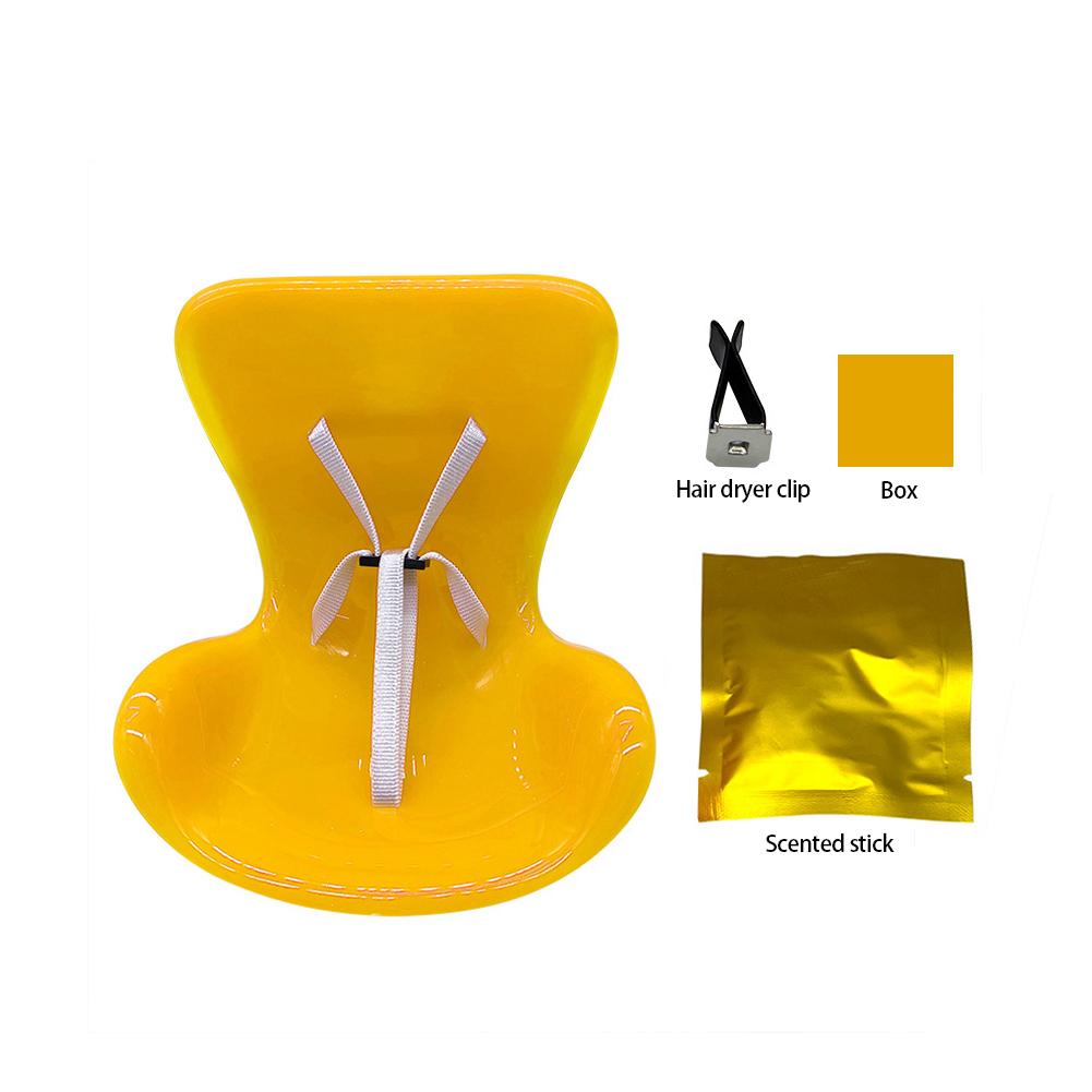 

For 15/17cm Labubu Plush Car Seat Safety Seat with Air Vent Ornament Doll Accessories Car Air Vent Freshener Decoration