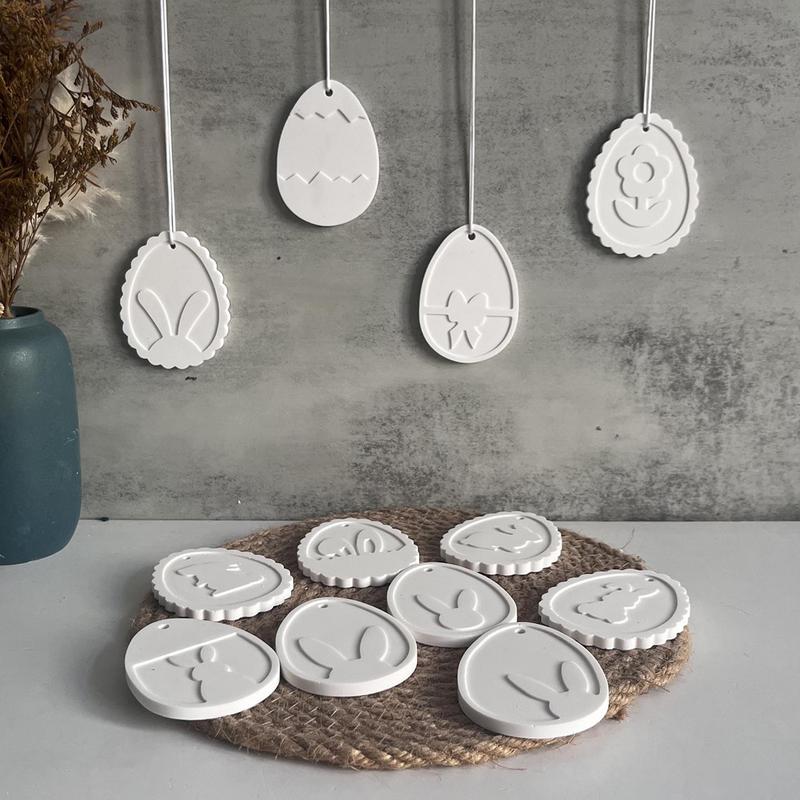 Easter decoration Ornaments Silicone Mold Easter Ornaments Plaster Making Mold Easter Ornament Making Mold Casting Epoxy mold