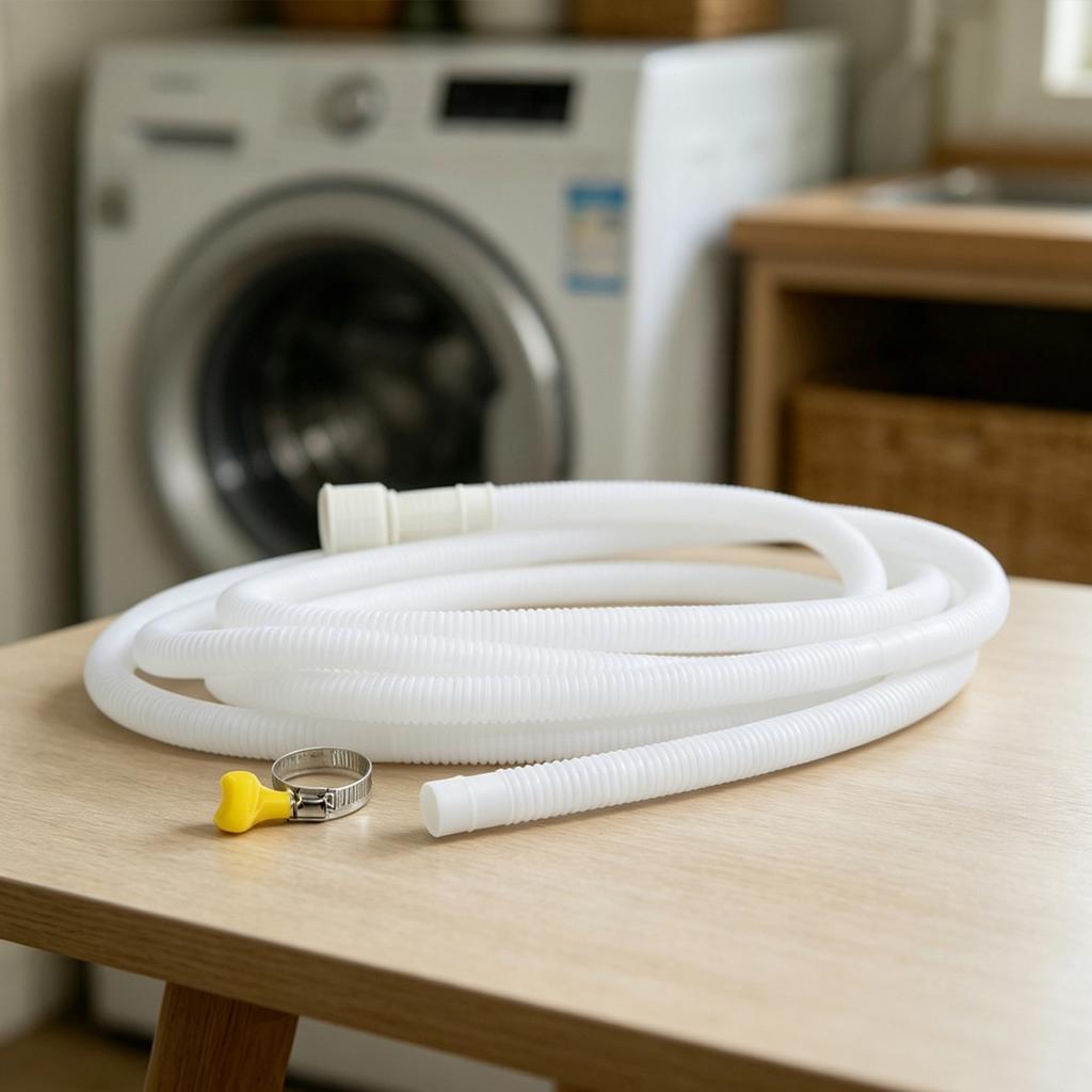 Flexible Construction Washer Drain Hose Flexible Drain Pipe Elastic Sealing