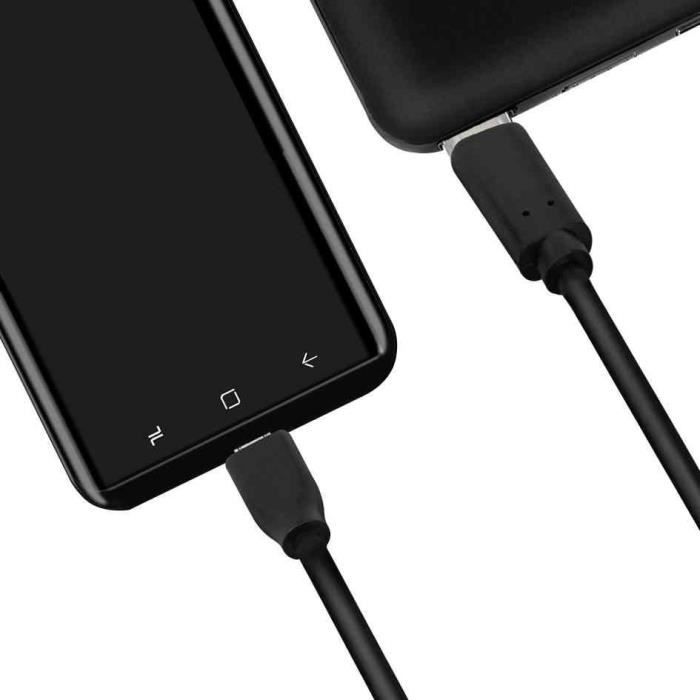 Câble USB 2.0, USB-C - Micro USB Mâle, 1,0 M