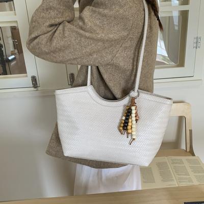 Bags Large Capacity Tote Bags 2025 Autumn New Popular Woven Bags Versatile Shoulder Bags Foreign Style Underarm Bags