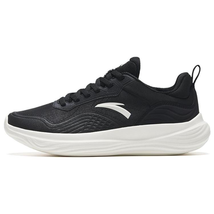 New Anta Cushioning Coverage Low Top Training Shoes Women's Black 122337793-4