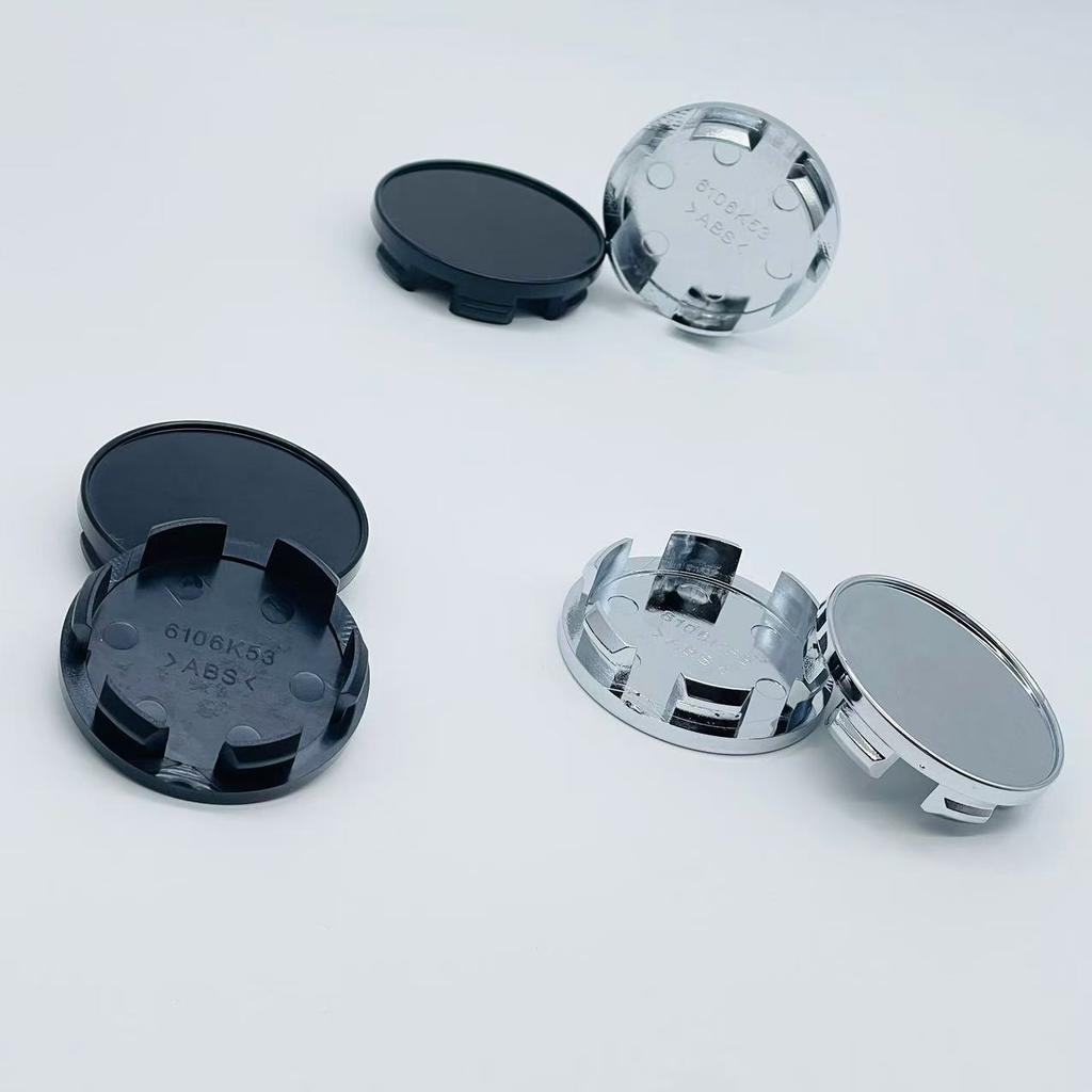 4Pcs/Set 53mm Without LOGO Sticker Car Wheel Hub Center Cap Cover Universal Replacement Parts Accessories