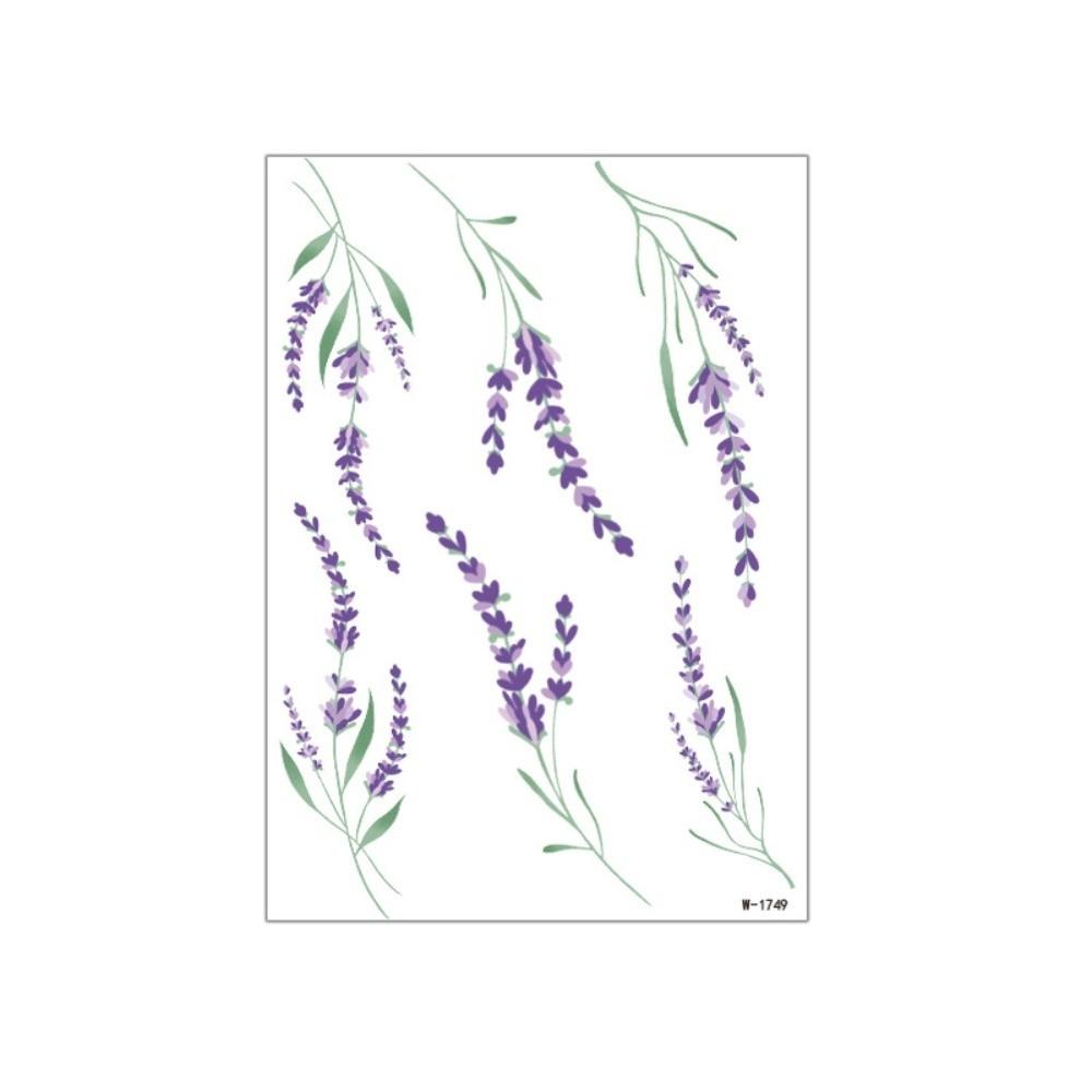 Realistische Rosen-Aufkleber Tattoo-Aufkleber Wasserdichte Elf Fee Make-up-Aufkleber Körperkunst