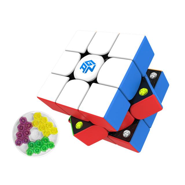 Cub GAN 356M original, cub Gan356 M fără autocolante, cub de viteză 3x3, Speedcube profesional magnetic GAN356M 3x3 GAN 356 M jucărie educațională